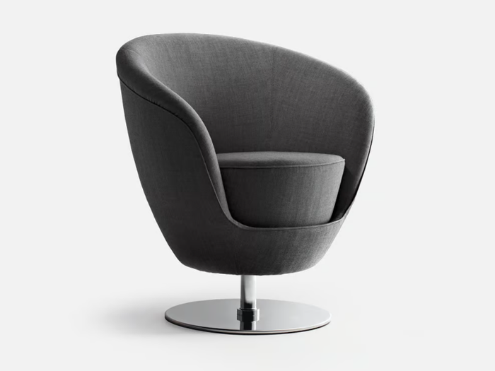 JANGO - Swivel fabric lobby chair _ La Cividina